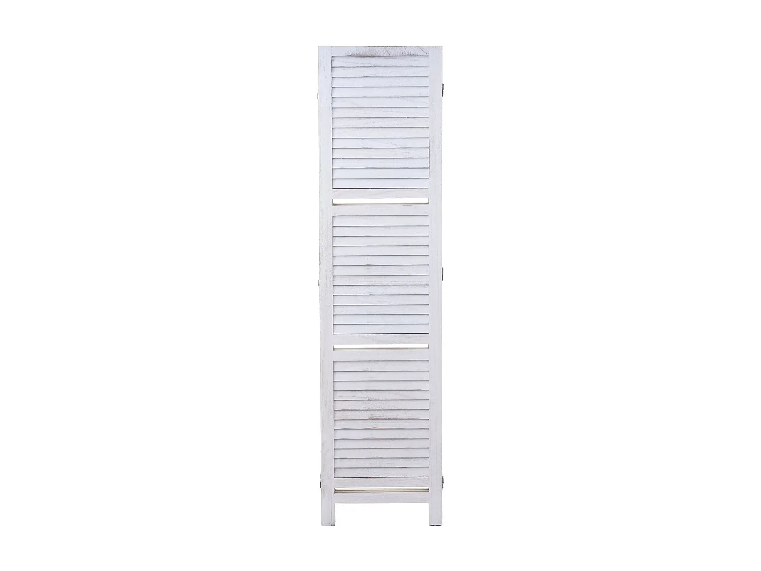 Paravent cloison de séparation bois blanche 125 x 20 x 170 cm 04_0003952