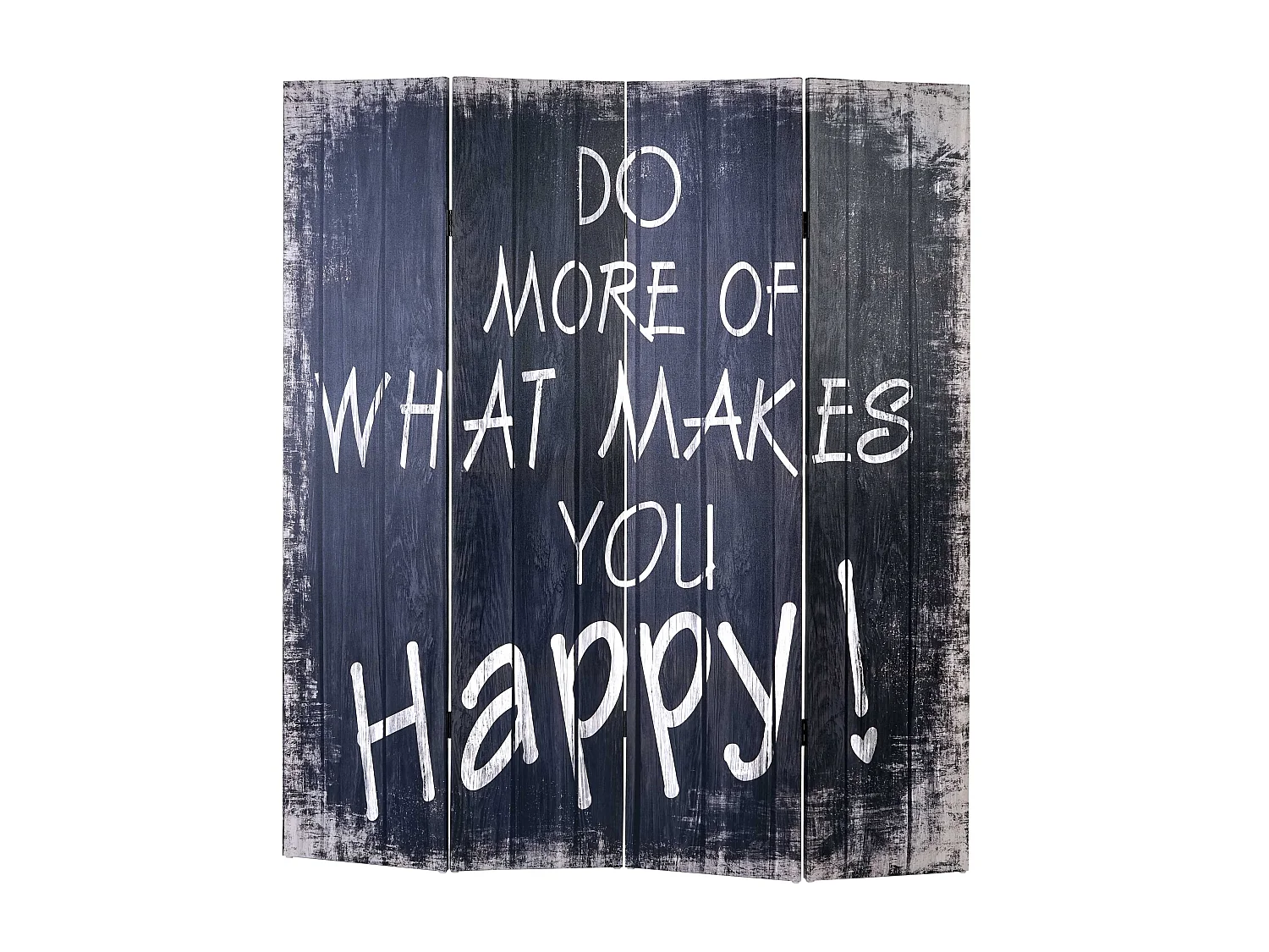 Paravent 4 panneaux style bois marron 160 x 2.5 x 180 cm 04_0004137