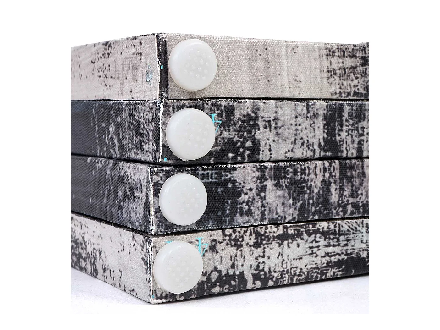 Paravent 4 panneaux style bois marron 160 x 2.5 x 180 cm 04_0004137