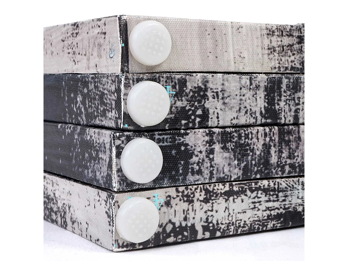 Paravent 4 panneaux style bois marron 160 x 2.5 x 180 cm 04_0004137