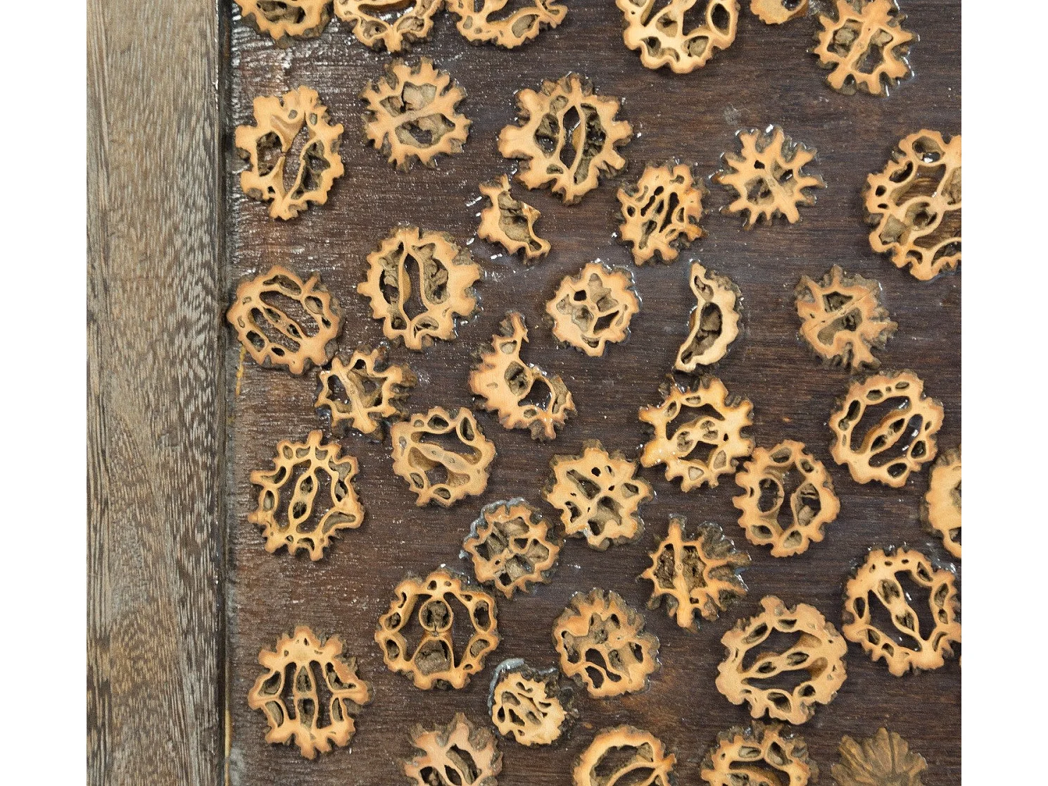 Paravent 4 panneaux marron bois marron 160 x 2 x 170 cm PAR06024