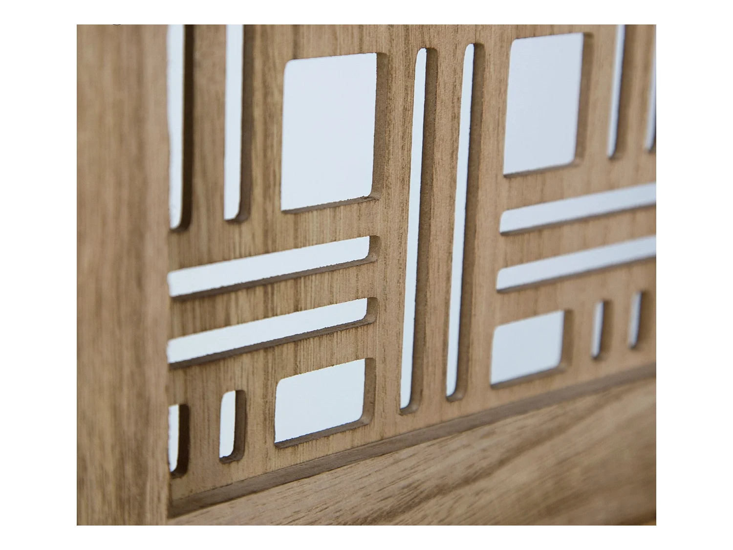 Paravent 3 panneaux en bois marron 120 x 2 x 170 cm PAR06074