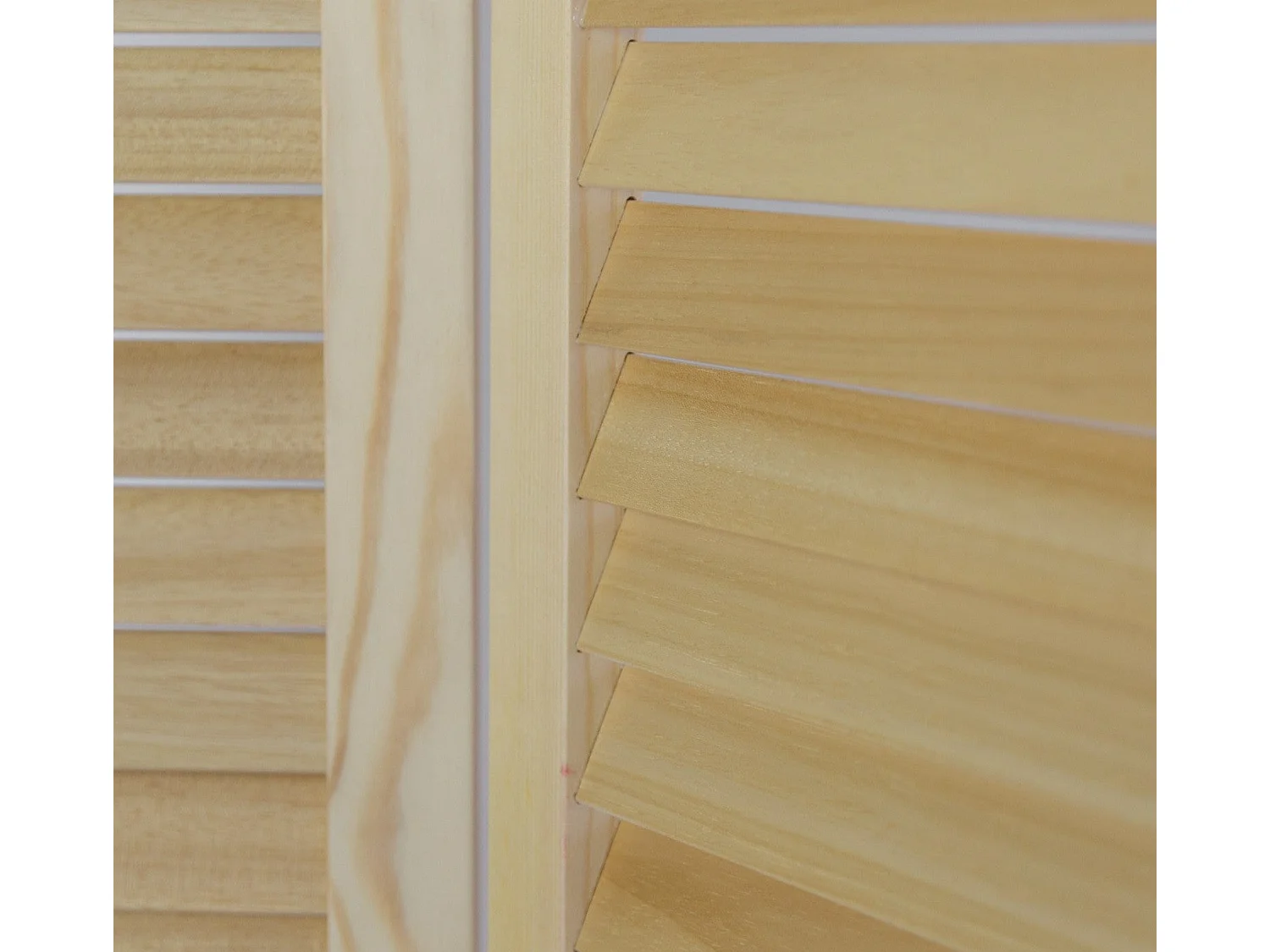 Paravent 3 panneaux en bois marron 120 x 2 x 170 cm PAR06022