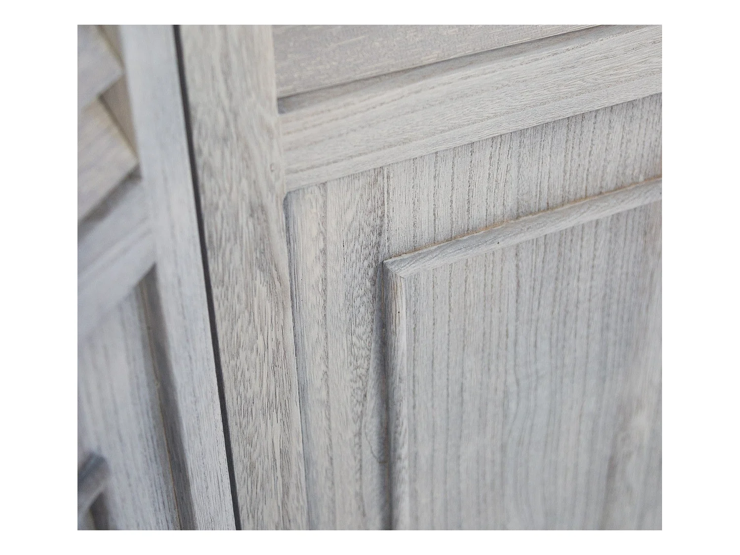 Paravent 3 panneaux gris bois marron 120 x 2 x 170 cm PAR06026