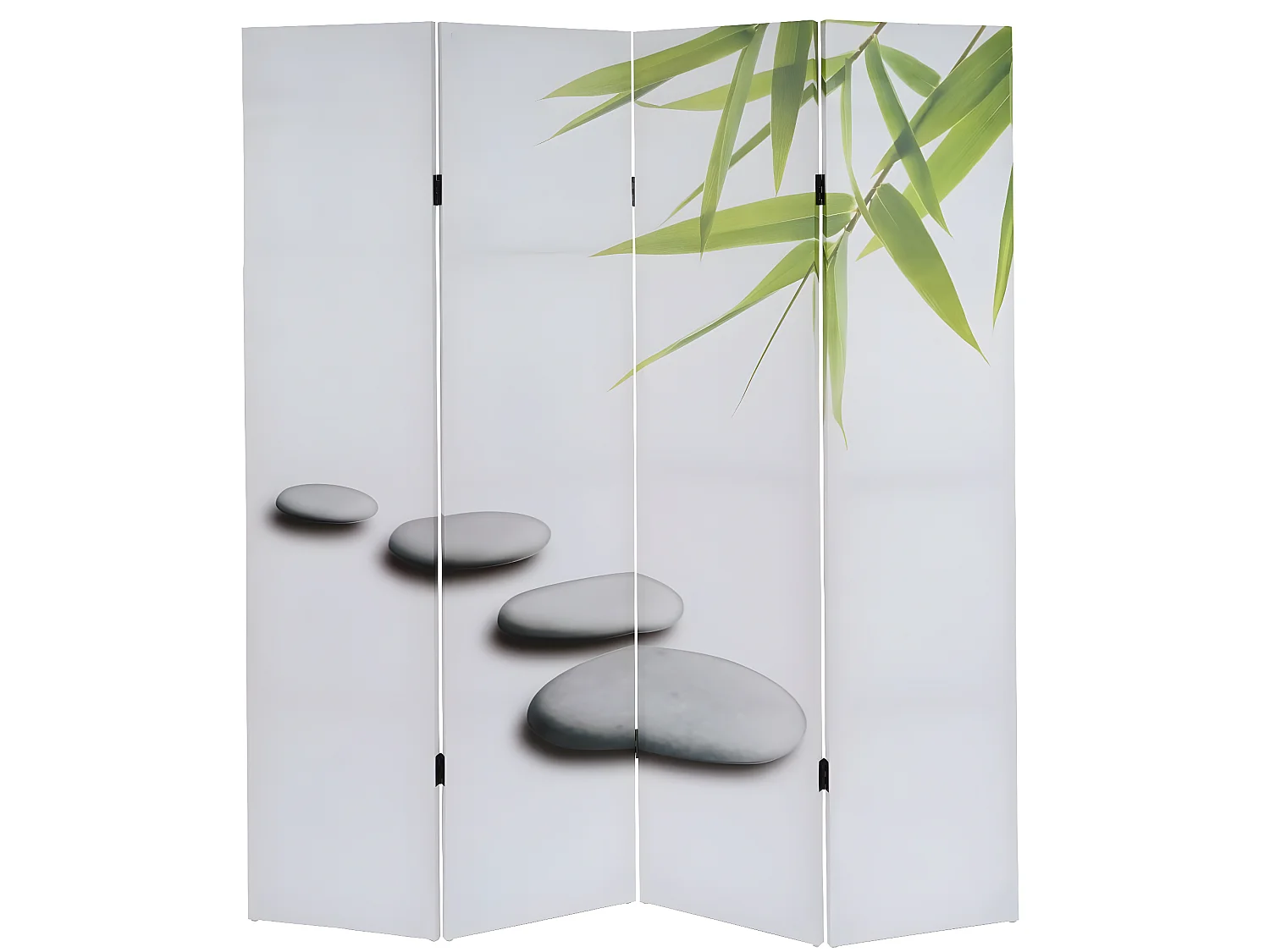 Paravent 4 panneaux pans 160 x 2.5 x 180 cm PAR04009