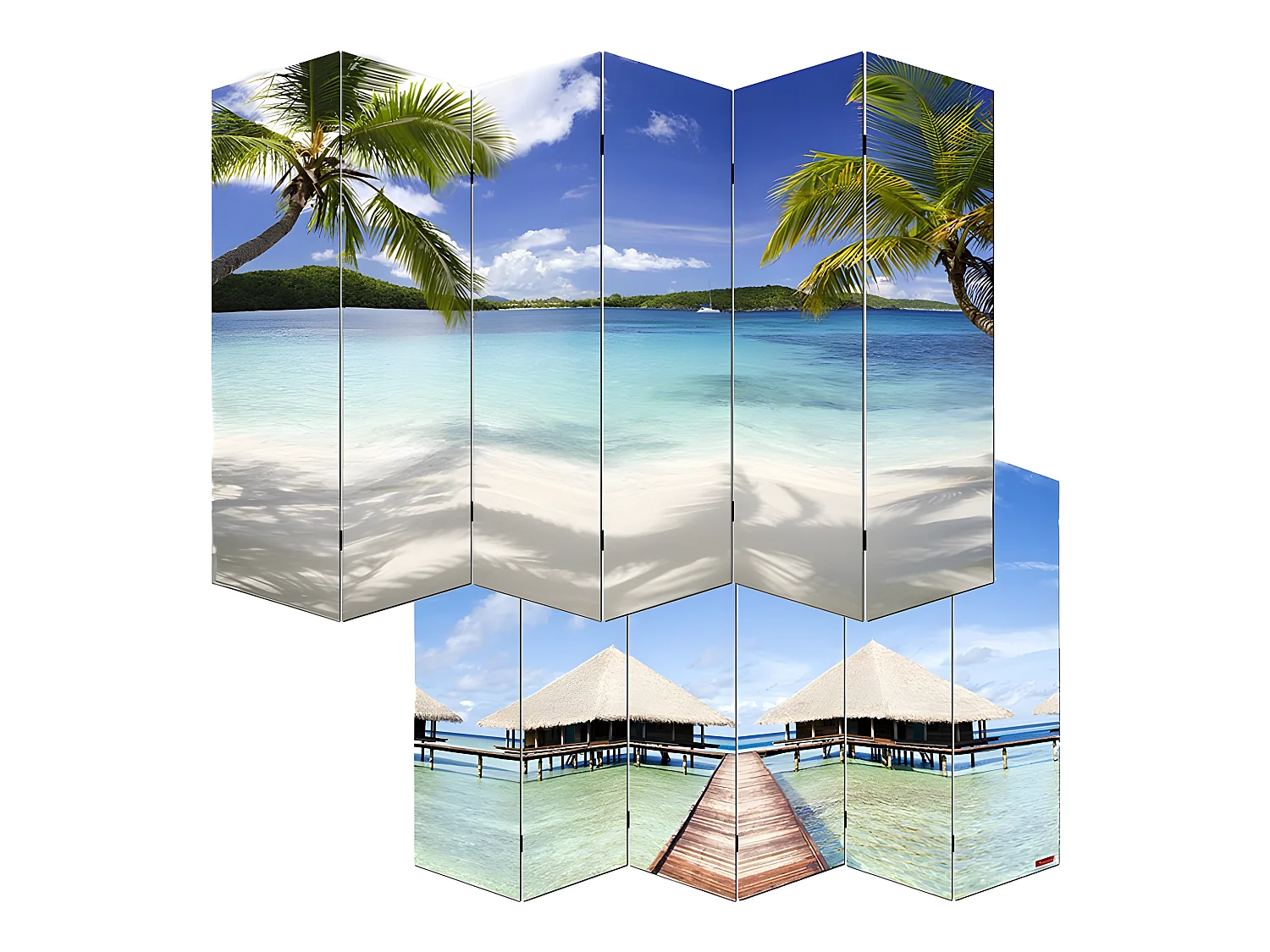 Paravent 6 panneaux pans 240 x 3 x 180 cm PAR04007