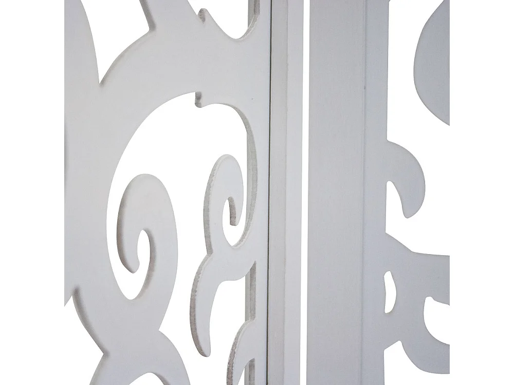 Paravent séparateur de pièce bois blanche 173 x 2.2 x 175 cm PAR06085