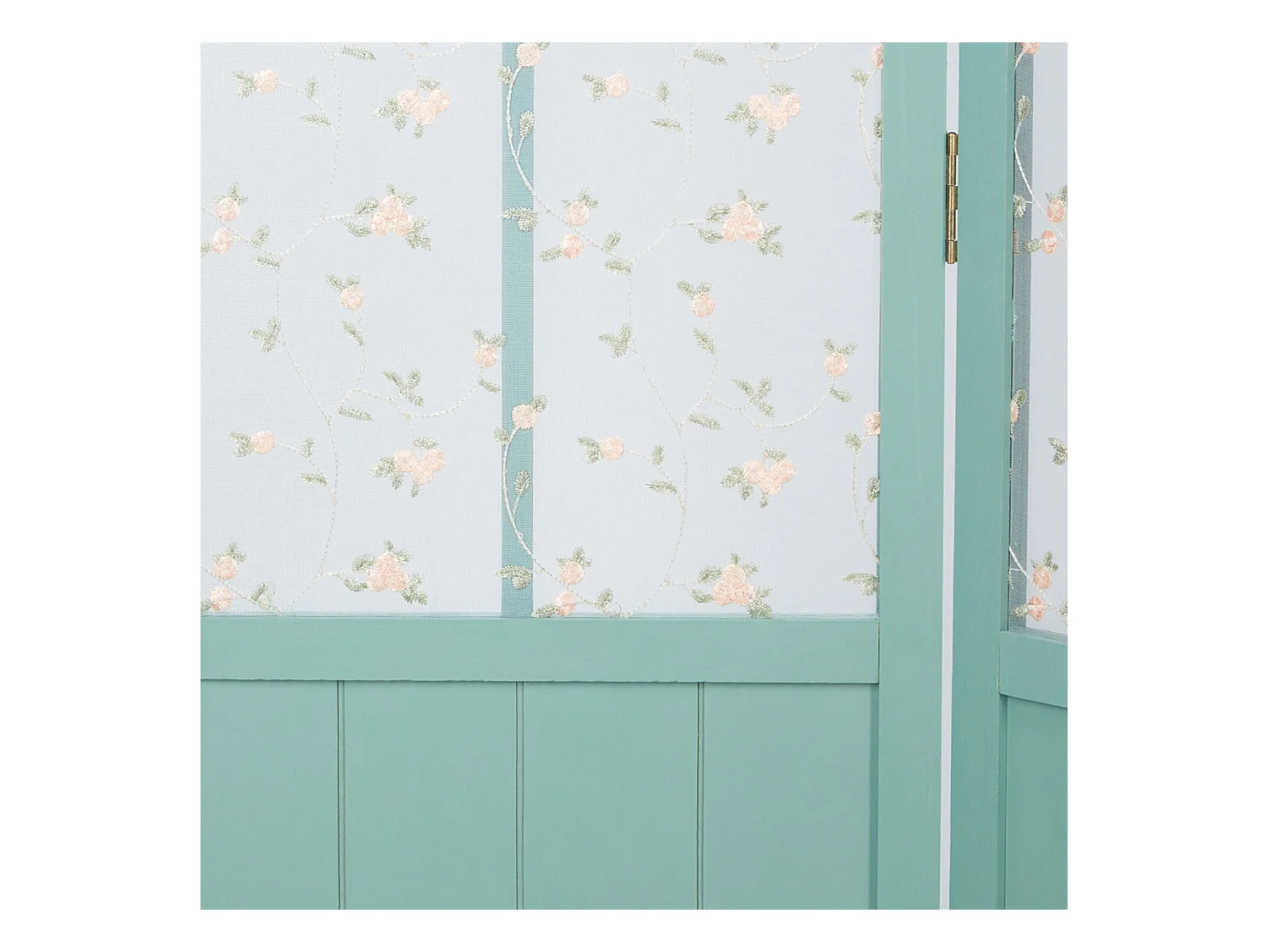 Paravent en 3 panneaux bois marron 120 x 2 x 170 cm PAR06091