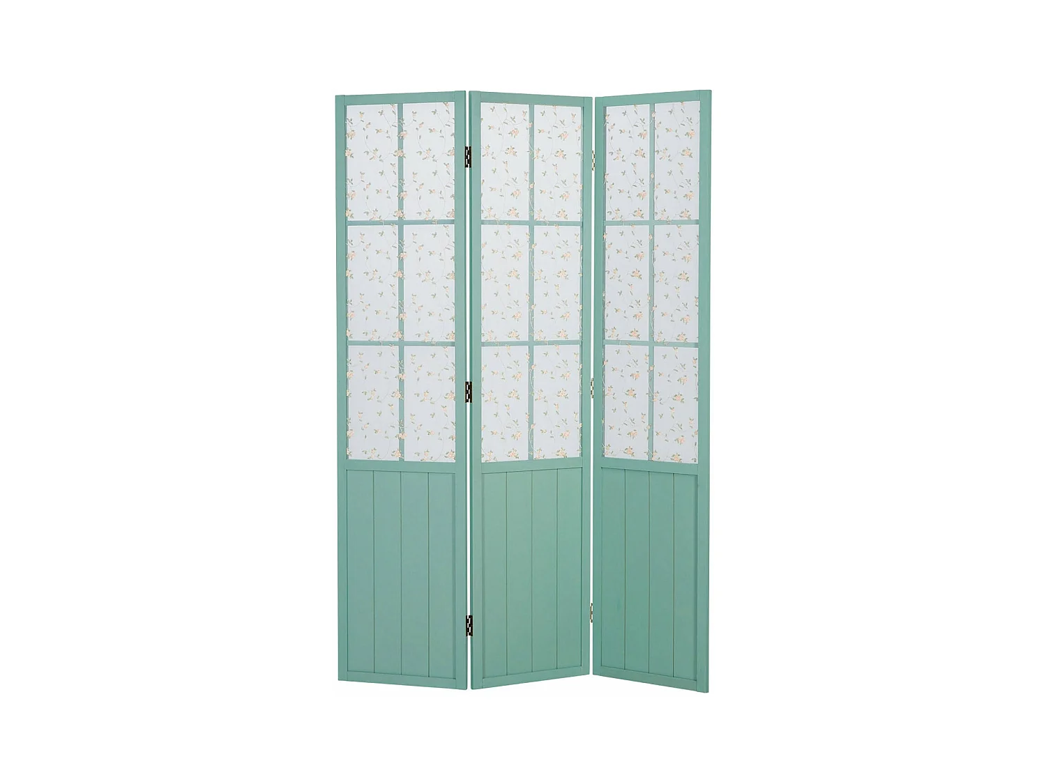 Paravent en 3 panneaux bois marron 120 x 2 x 170 cm PAR06091