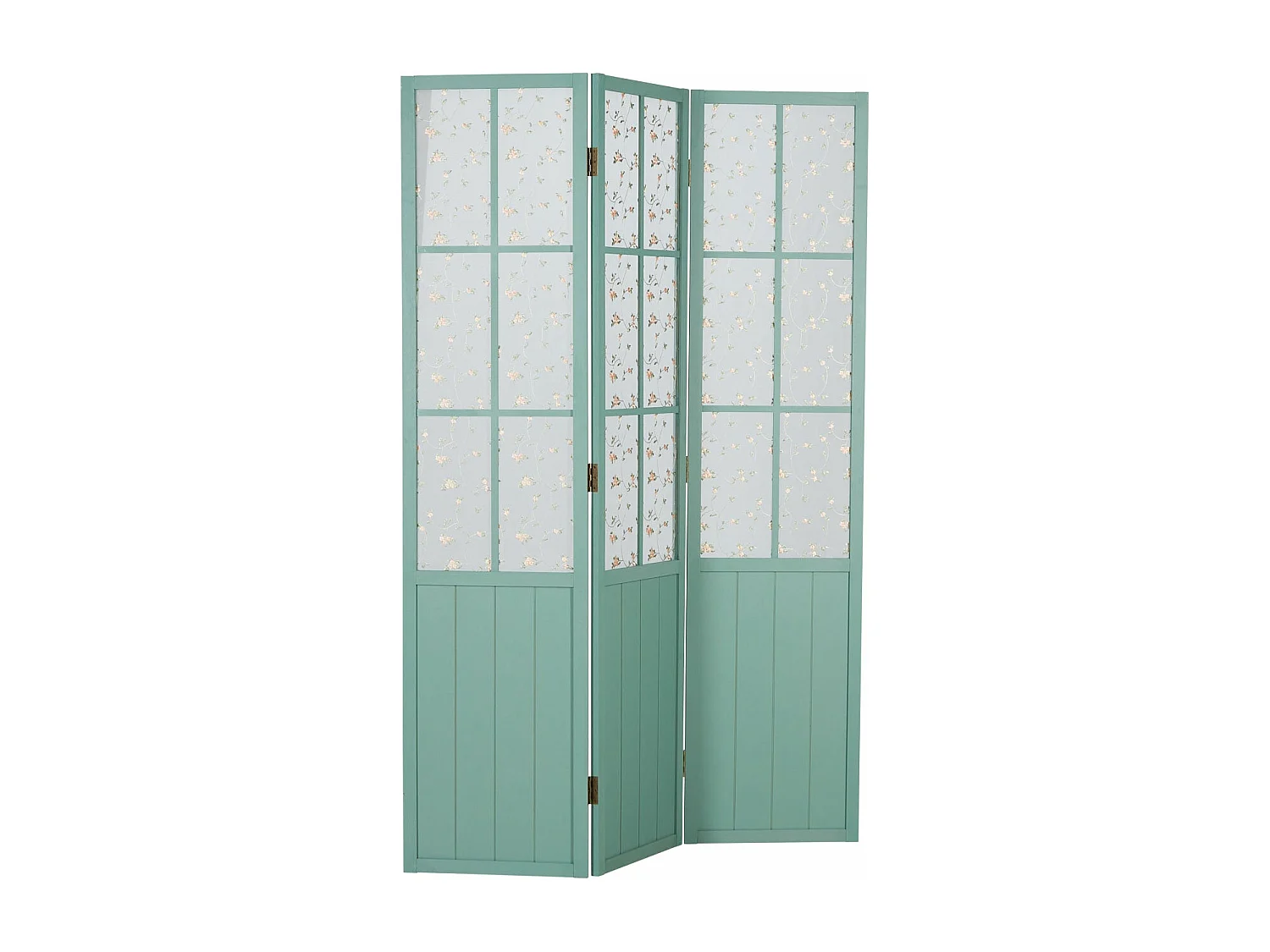 Paravent en 3 panneaux bois marron 120 x 2 x 170 cm PAR06091