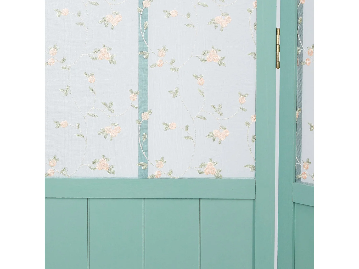 Paravent en 3 panneaux bois marron 120 x 2 x 170 cm PAR06091