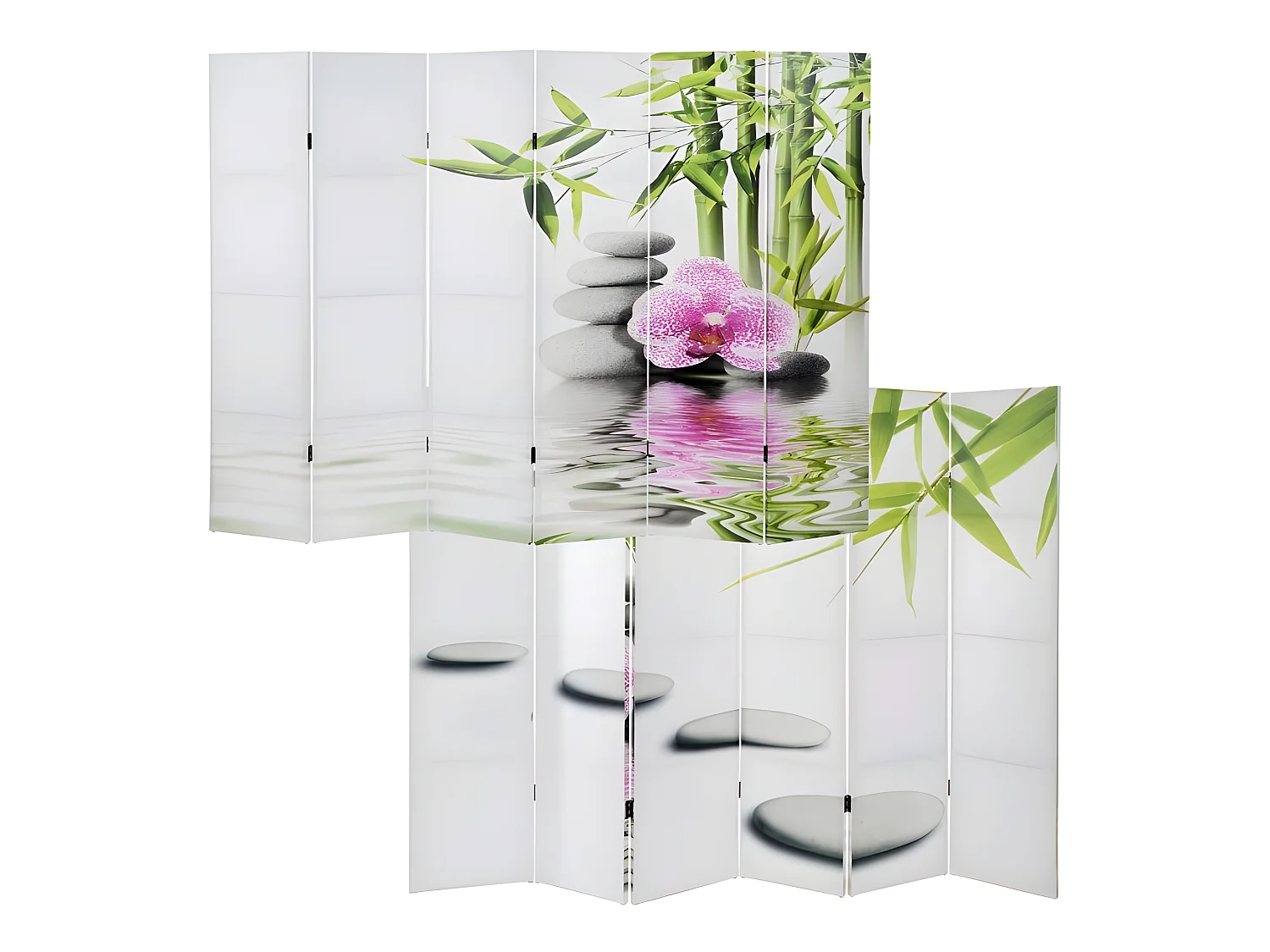 Paravent 6 panneaux pans 240 x 2.5 x 180 cm PAR04024