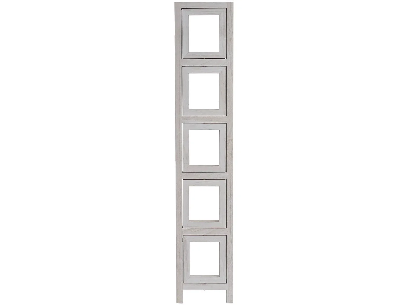 Paravent 4 panneaux blanc bois blanche 125 x 2 x 161 cm PAR04030
