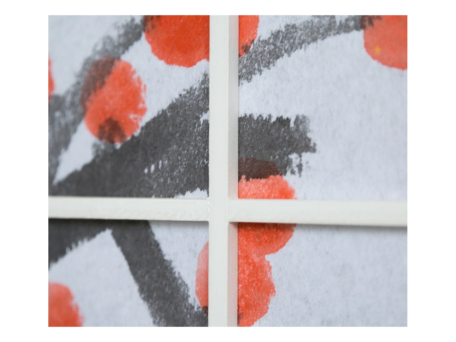 Paravent 3 panneaux japonais bois blanche 132 x 2.2 x 175 cm PAR06016