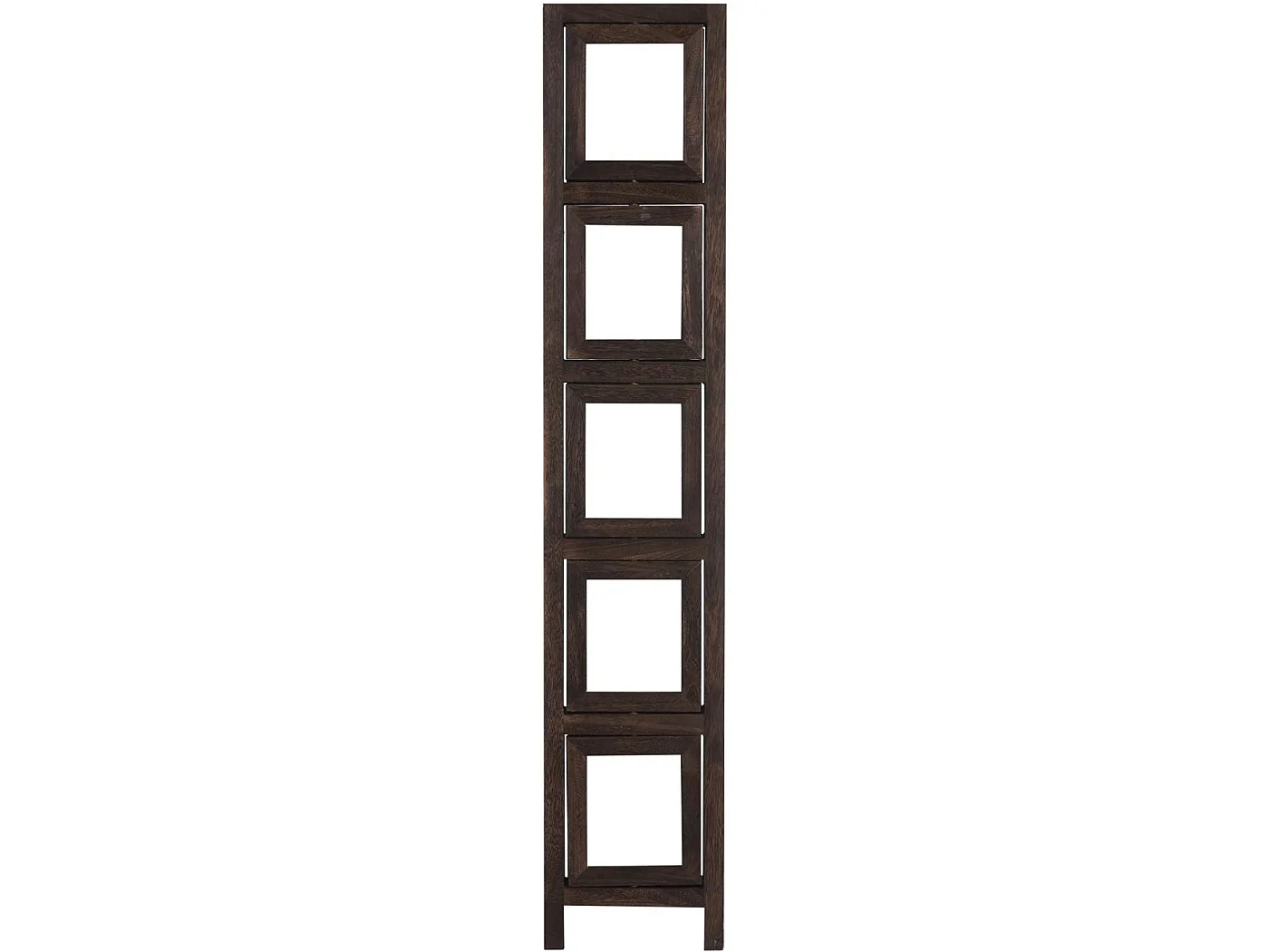 Paravent 4 panneaux marron bois marron 125 x 2 x 161 cm PAR04029