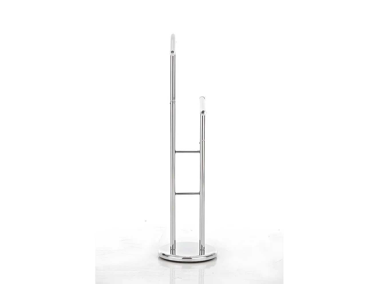 Valet de nuit portant métal argentée 50 x 28 x 107 cm MOC10009