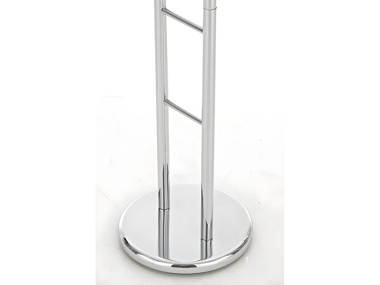 Valet de nuit portant métal argentée 50 x 28 x 107 cm MOC10009