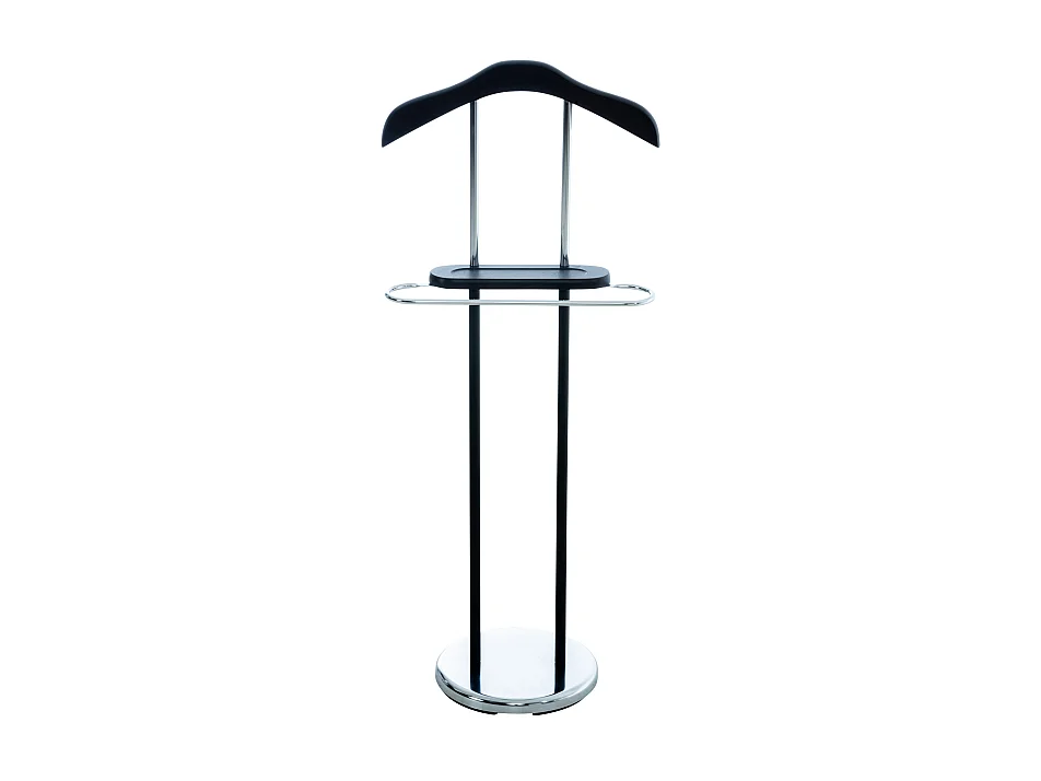 Valet de nuit portant métal marron 43 x 28 x 109 cm MOC10014