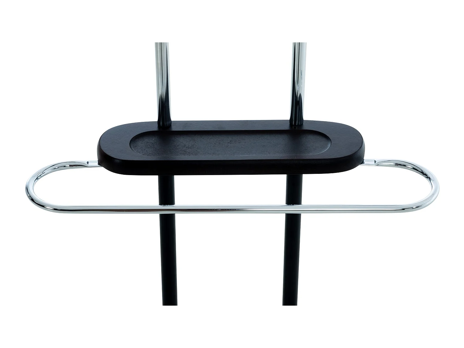 Valet de nuit portant métal marron 43 x 28 x 109 cm MOC10014