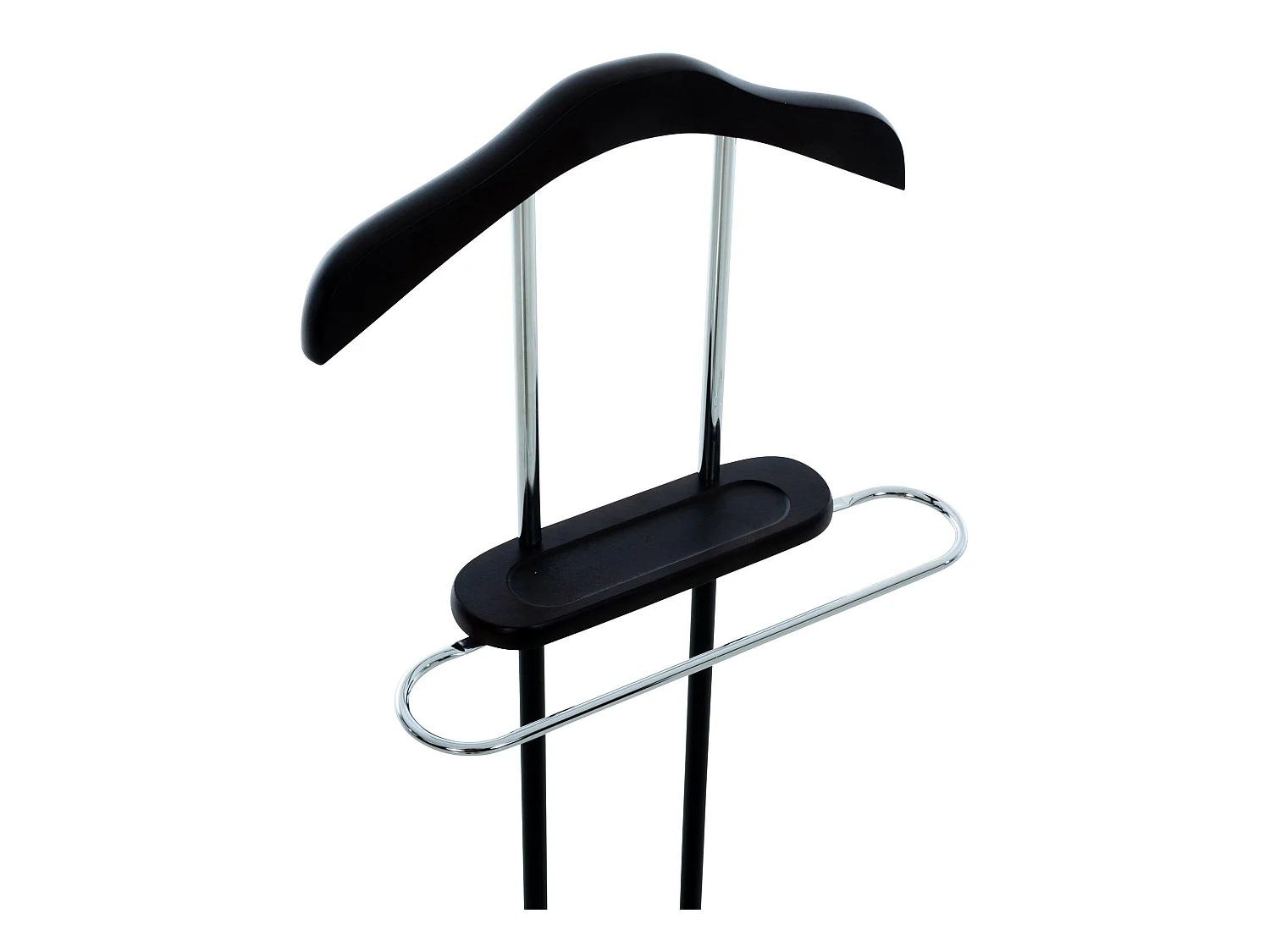 Valet de nuit portant métal marron 43 x 28 x 109 cm MOC10014