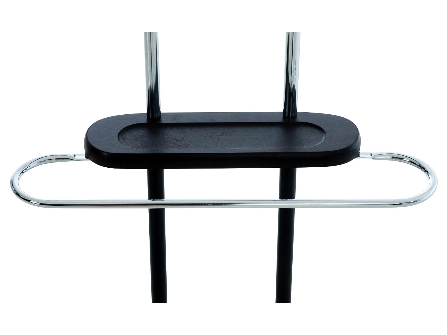 Valet de nuit portant métal marron 43 x 28 x 109 cm MOC10014