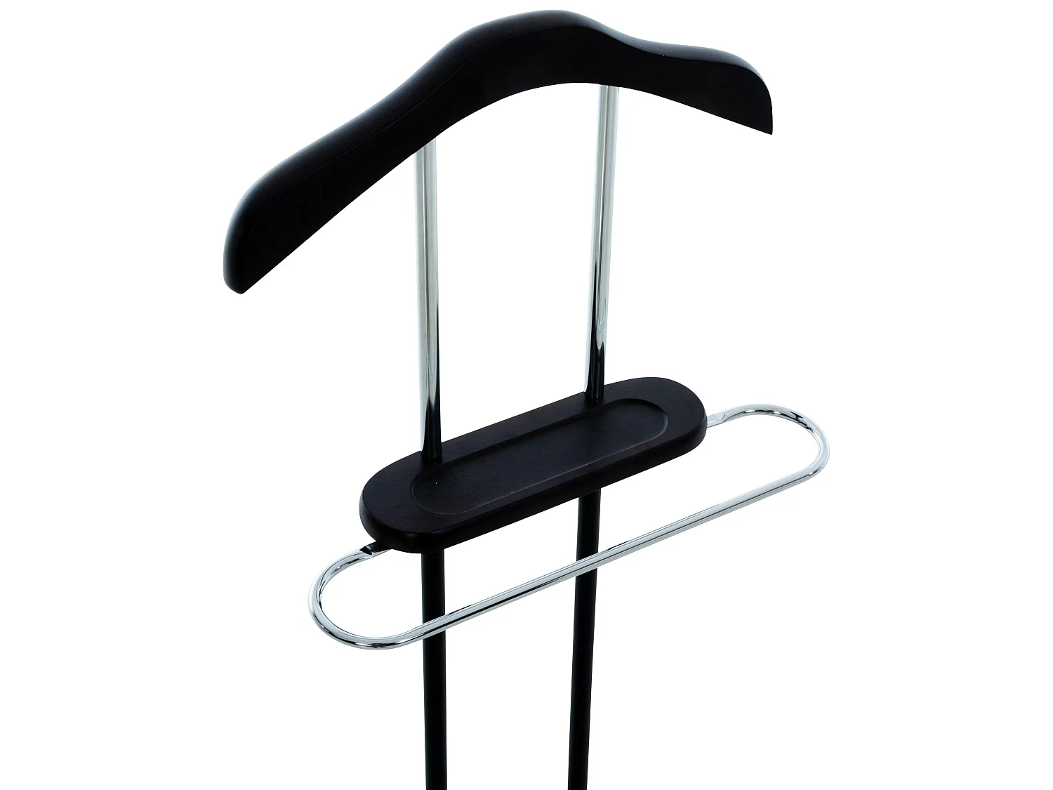 Valet de nuit portant métal marron 43 x 28 x 109 cm MOC10014