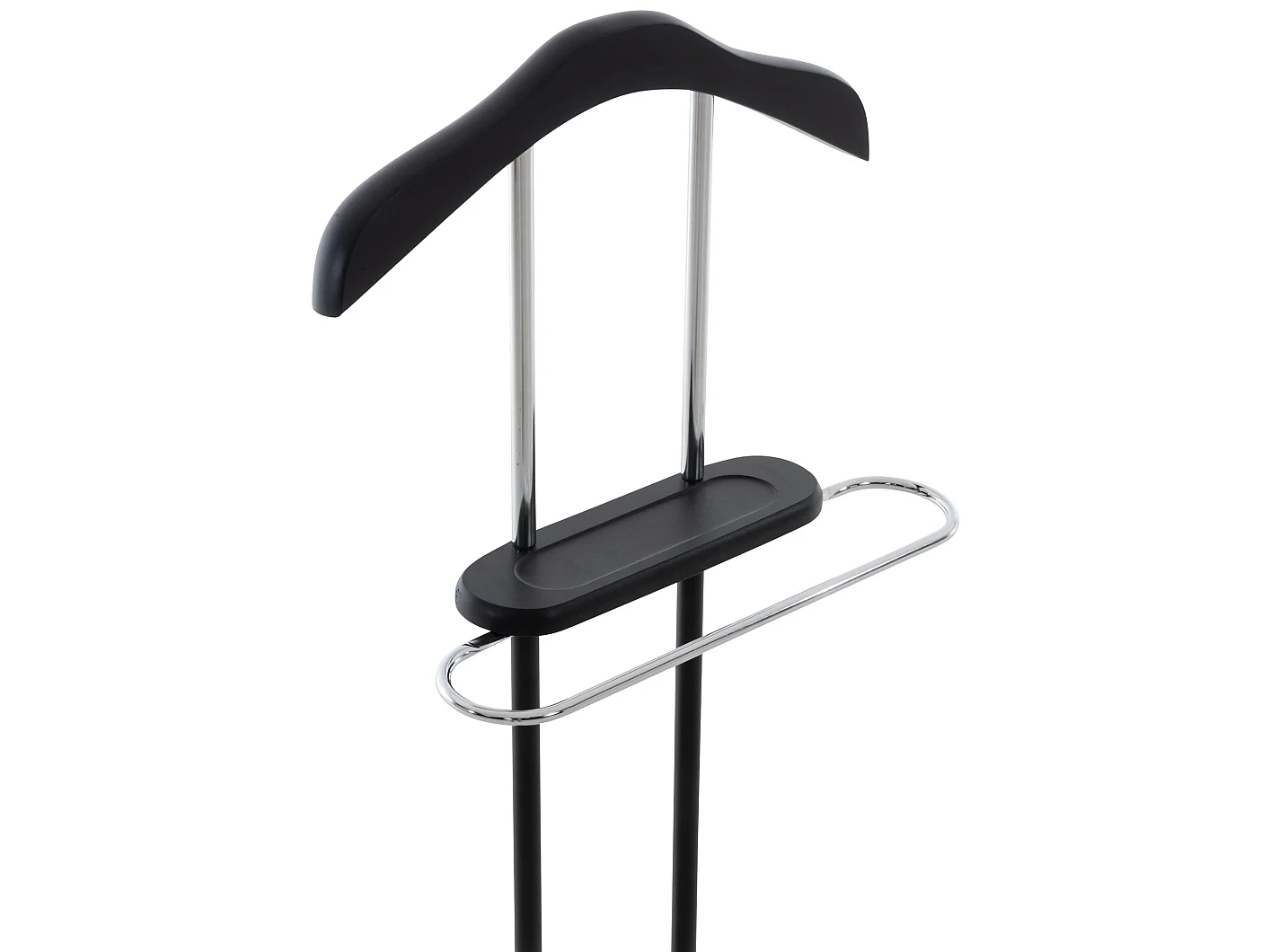 Valet de nuit portant métal marron 43 x 28 x 109 cm MOC10016