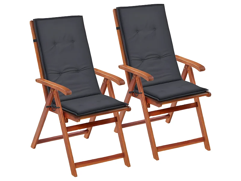 Lot de 2 coussins tissu 120 x 50 x 3 cm DEC021542