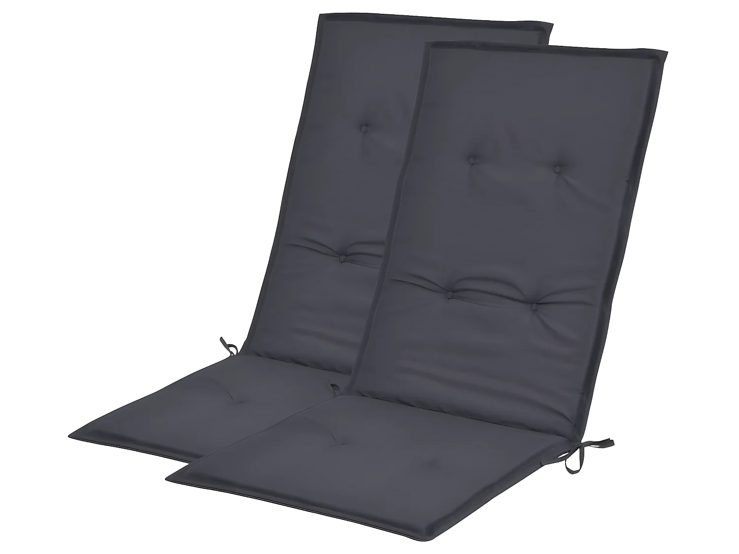 Lot de 2 coussins tissu 120 x 50 x 3 cm DEC021542