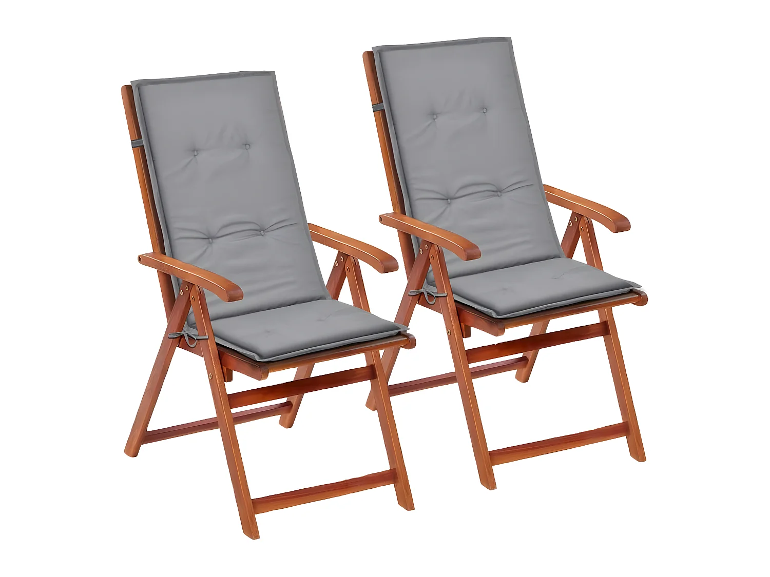 Lot de 2 coussins tissu grise 120 x 50 x 3 cm DEC021544