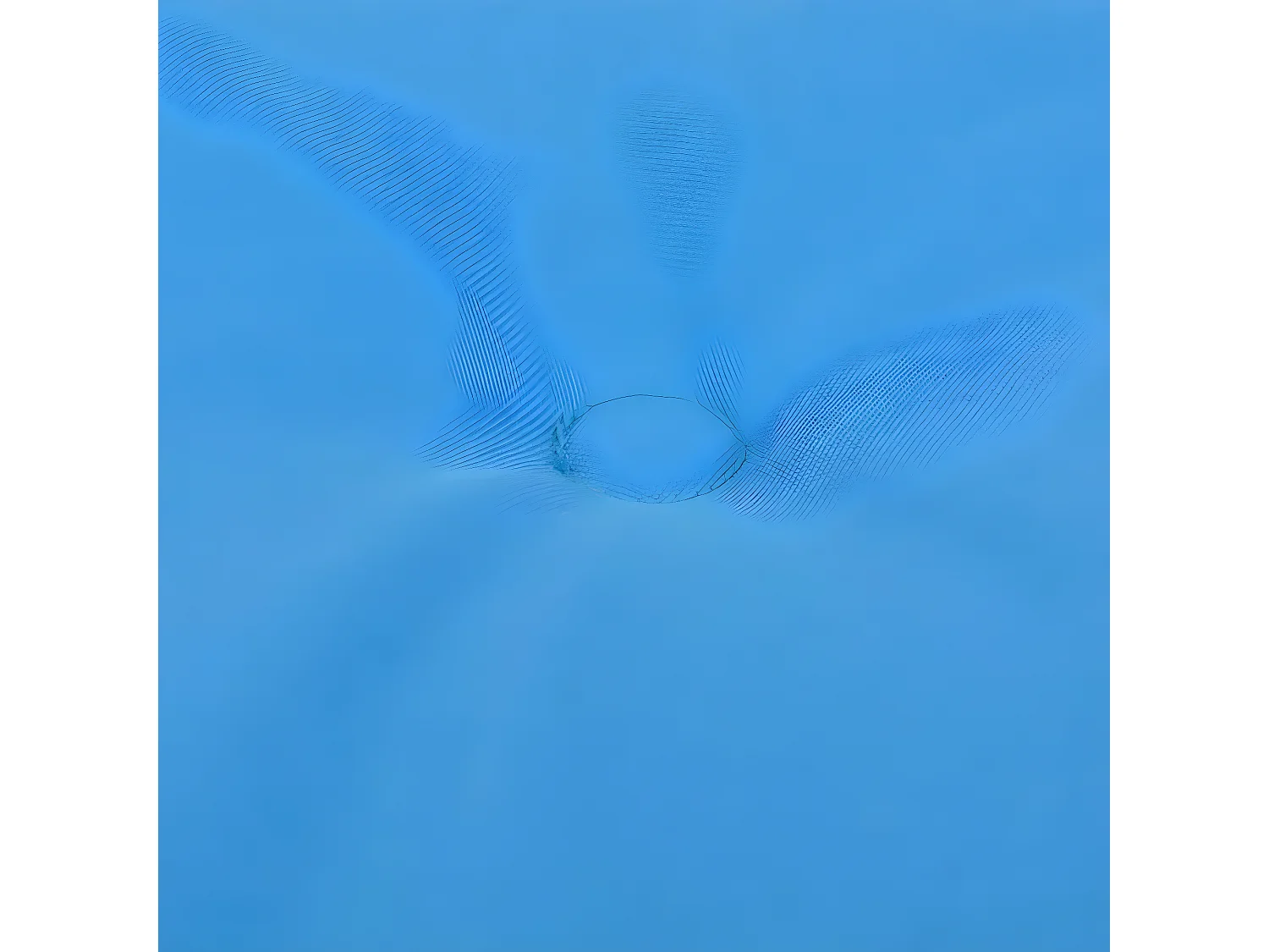 Lot de 2 coussins tissu bleue 120 x 50 x 3 cm DEC021548