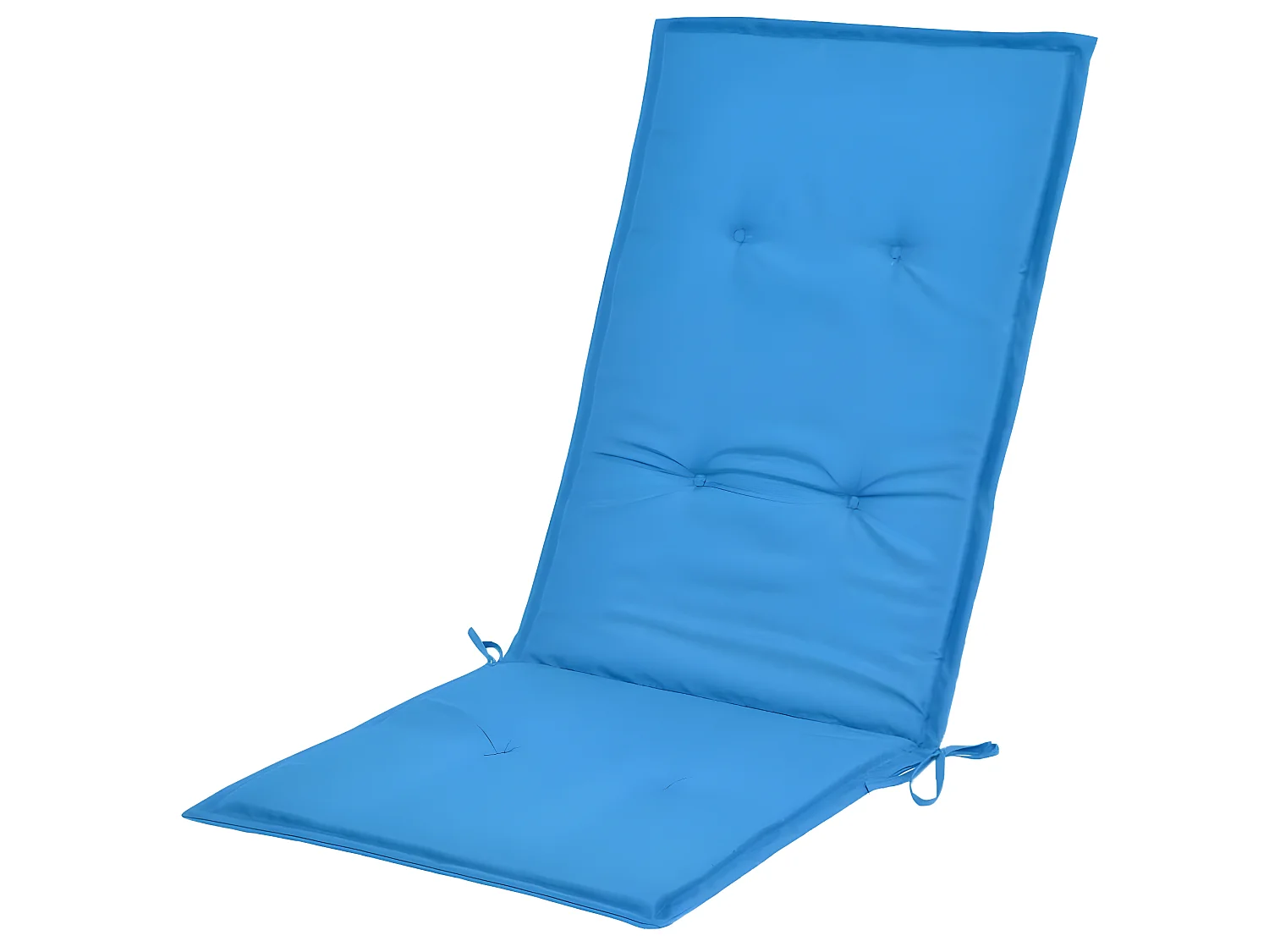 Lot de 2 coussins tissu bleue 120 x 50 x 3 cm DEC021548