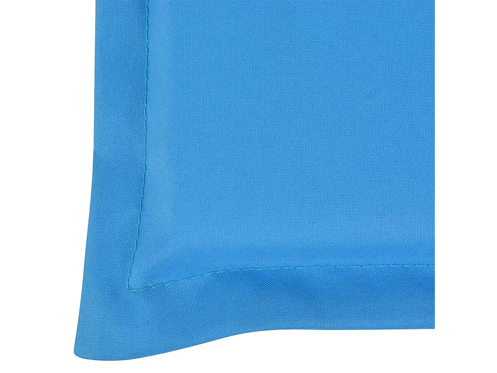 Lot de 2 coussins tissu bleue 120 x 50 x 3 cm DEC021548