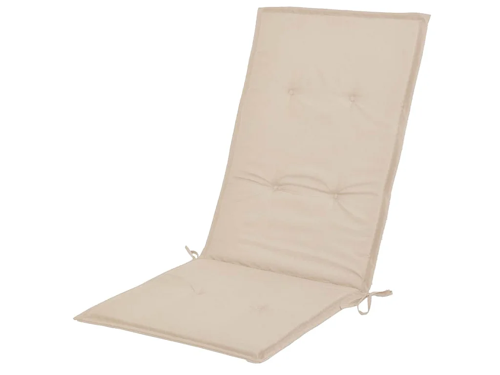 Lot de 2 coussins tissu crème 120 x 50 x 3 cm DEC021546