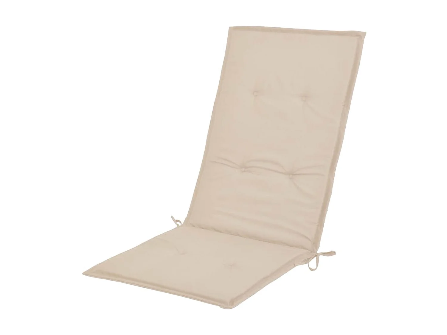 Lot de 2 coussins tissu crème 120 x 50 x 3 cm DEC021546