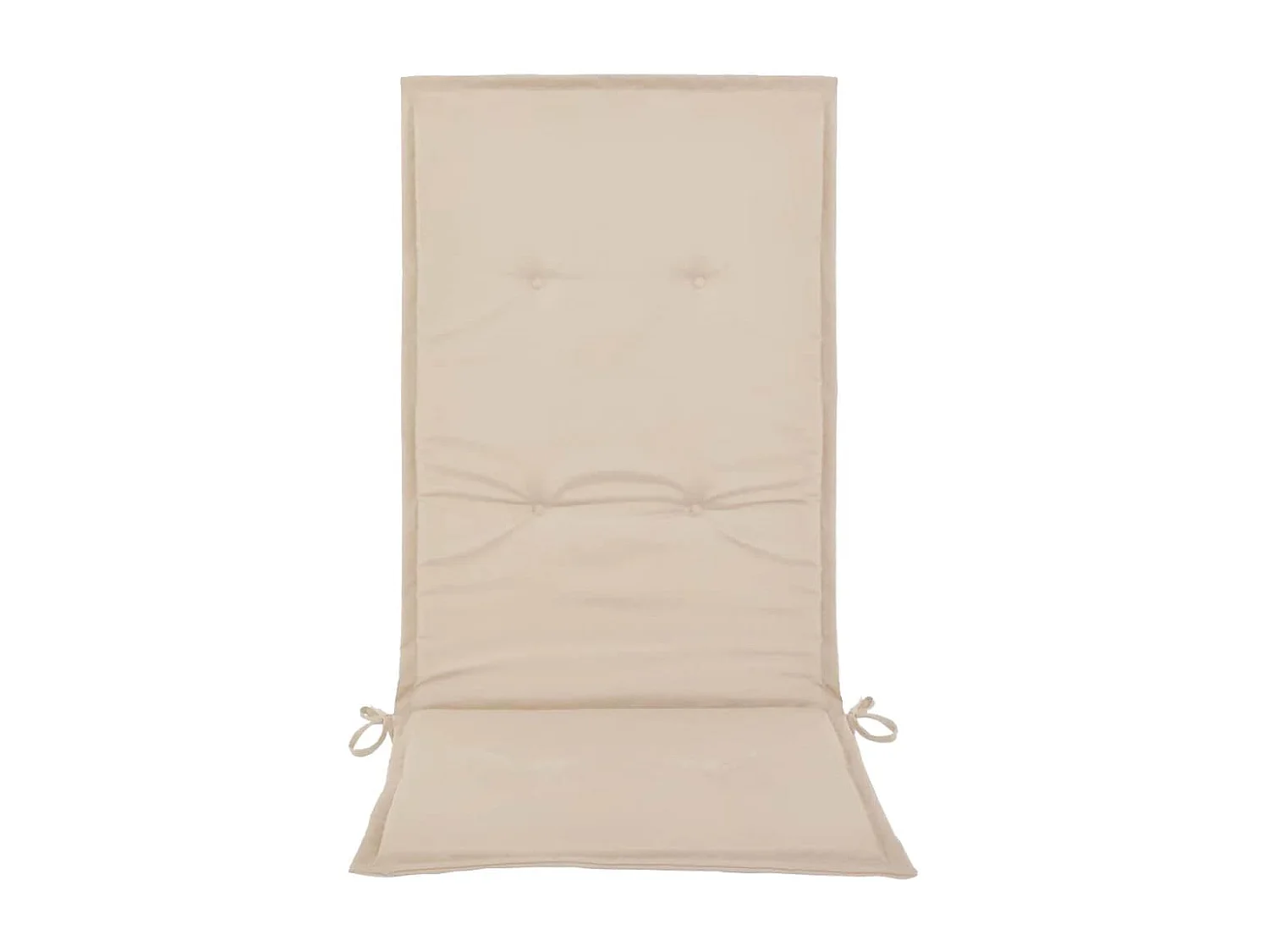 Lot de 2 coussins tissu crème 120 x 50 x 3 cm DEC021546