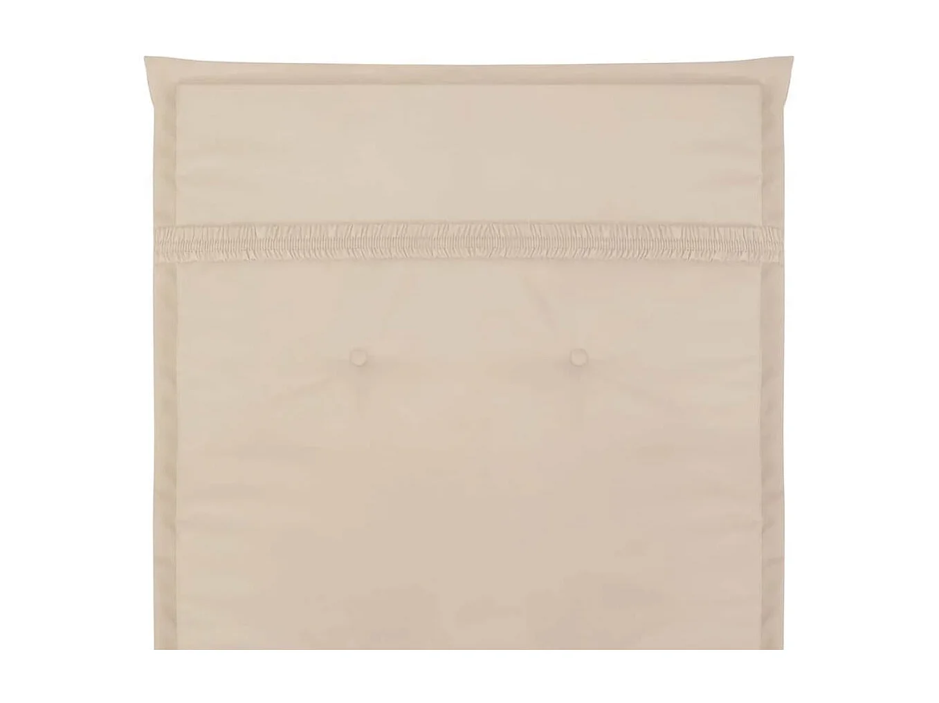 Lot de 2 coussins tissu crème 120 x 50 x 3 cm DEC021546