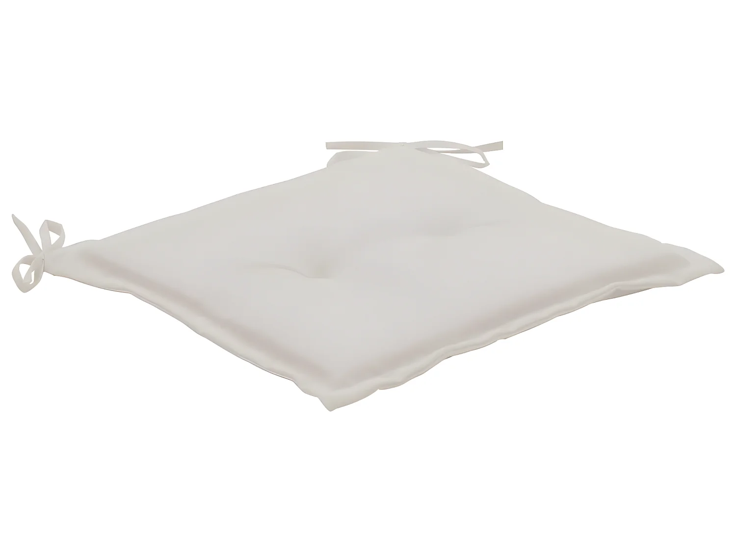 lot de 2 coussins crème 50 x 50 x 3 cm DEC021727