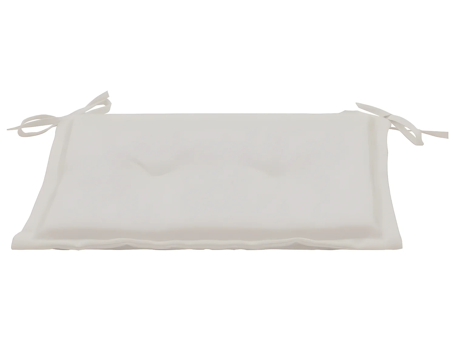 lot de 2 coussins crème 50 x 50 x 3 cm DEC021727