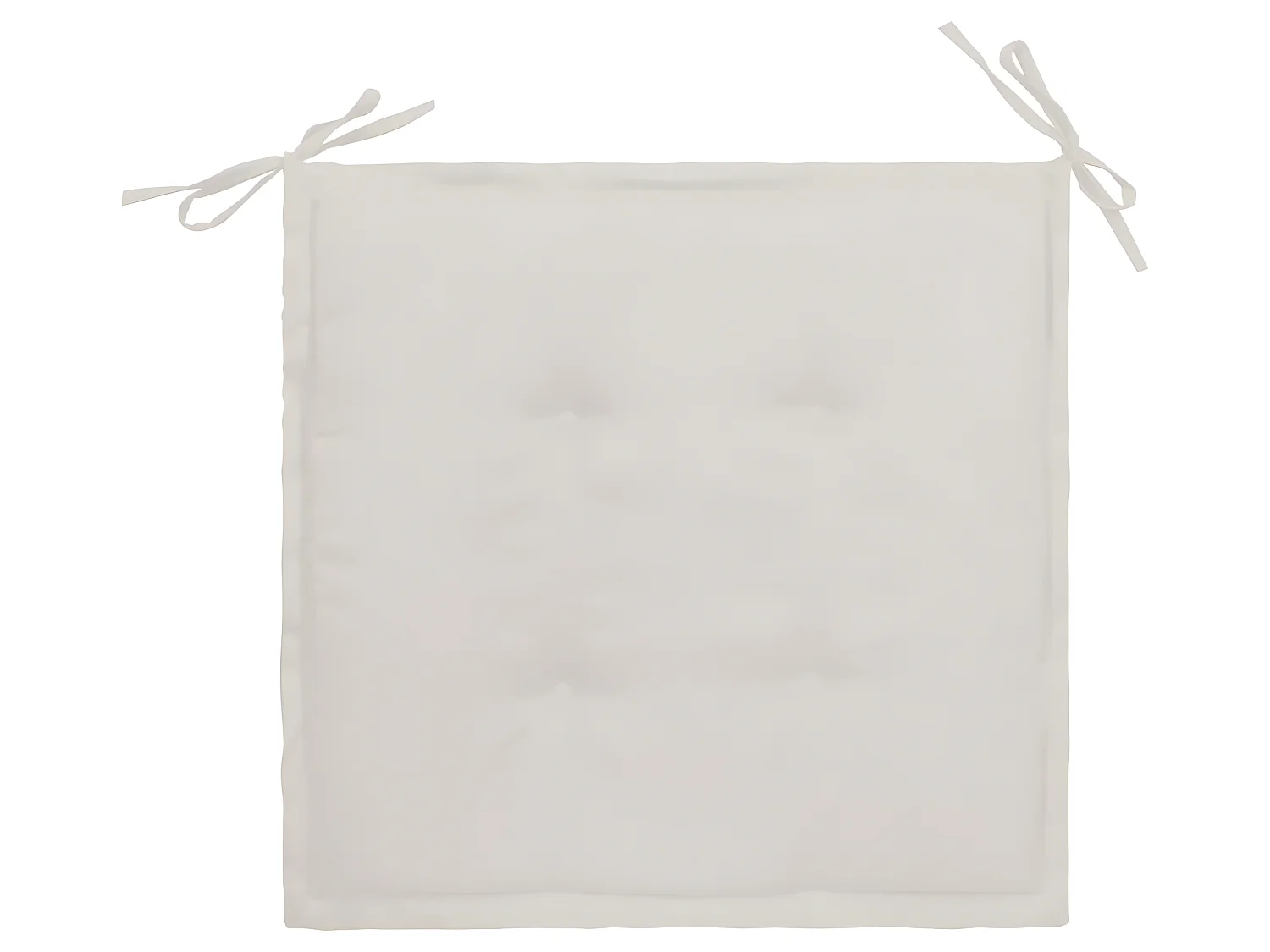 lot de 2 coussins crème 50 x 50 x 3 cm DEC021727