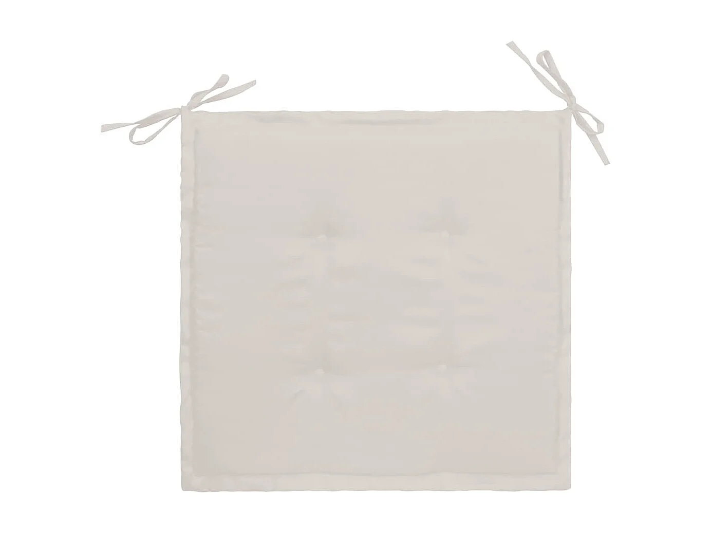 lot de 2 coussins crème 50 x 50 x 3 cm DEC021727