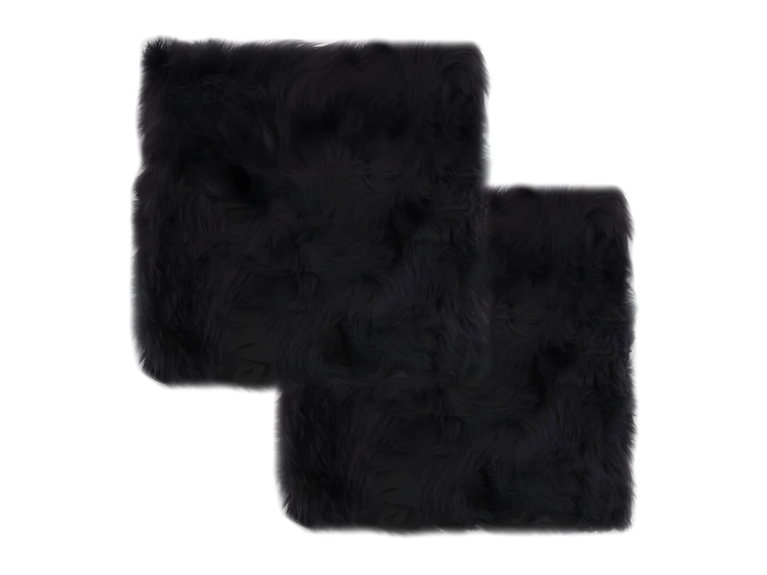 Lot de 2 coussins grise 40 x 40 x 3 cm DEC021286