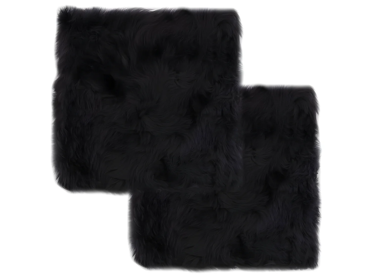 Lot de 2 coussins grise 40 x 40 x 3 cm DEC021286