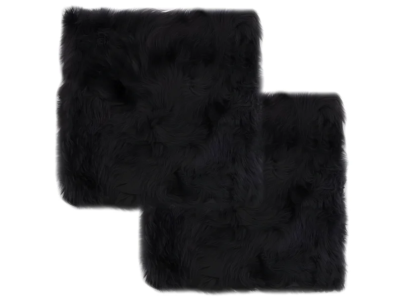 Lot de 2 coussins grise 40 x 40 x 3 cm DEC021286