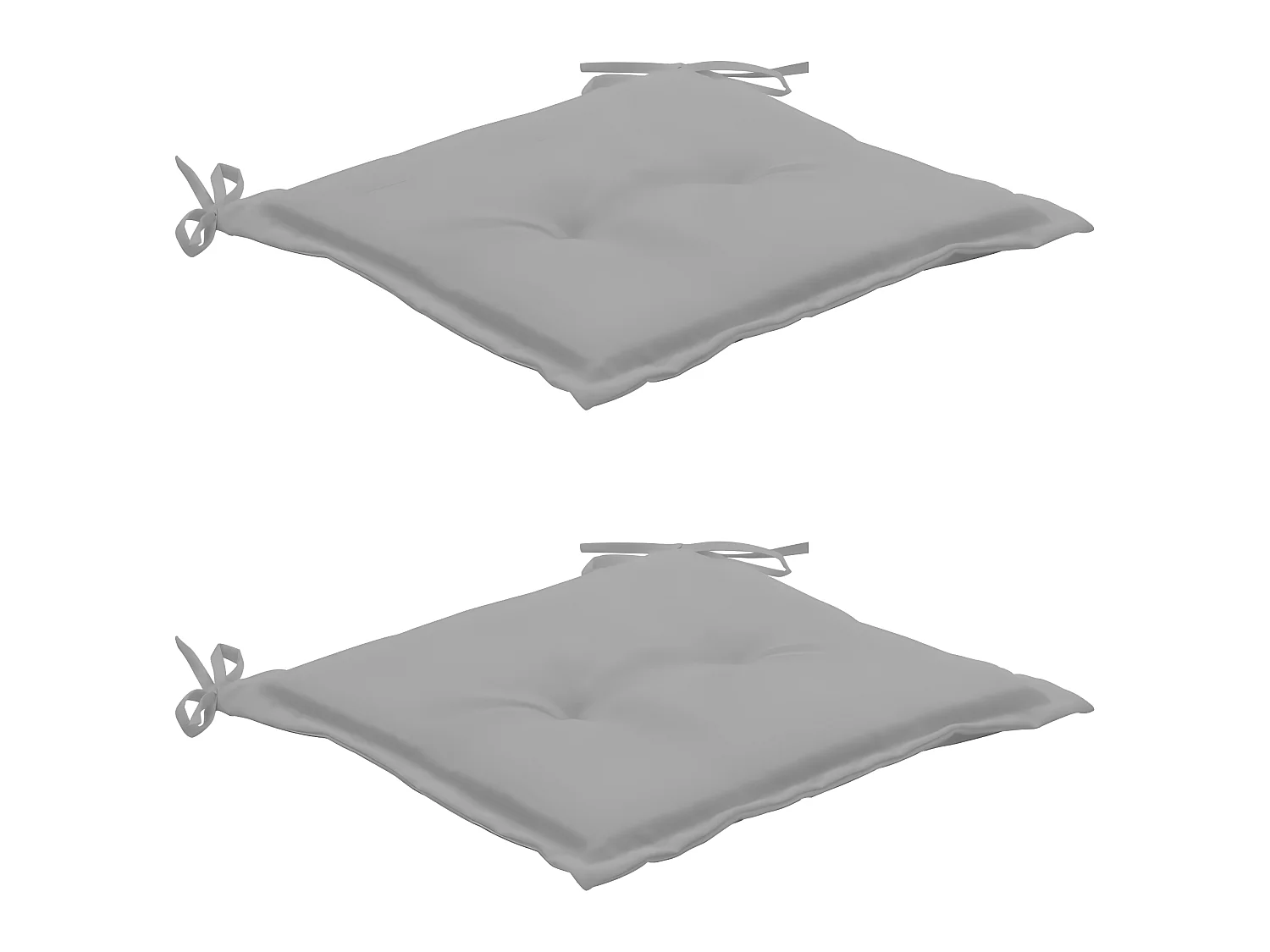 lot de 2 coussins grise 50 x 50 x 3 cm DEC021725