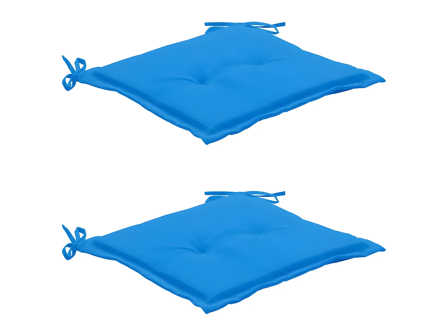 lot de 2 coussins bleue 50 x 50 x 3 cm DEC021729
