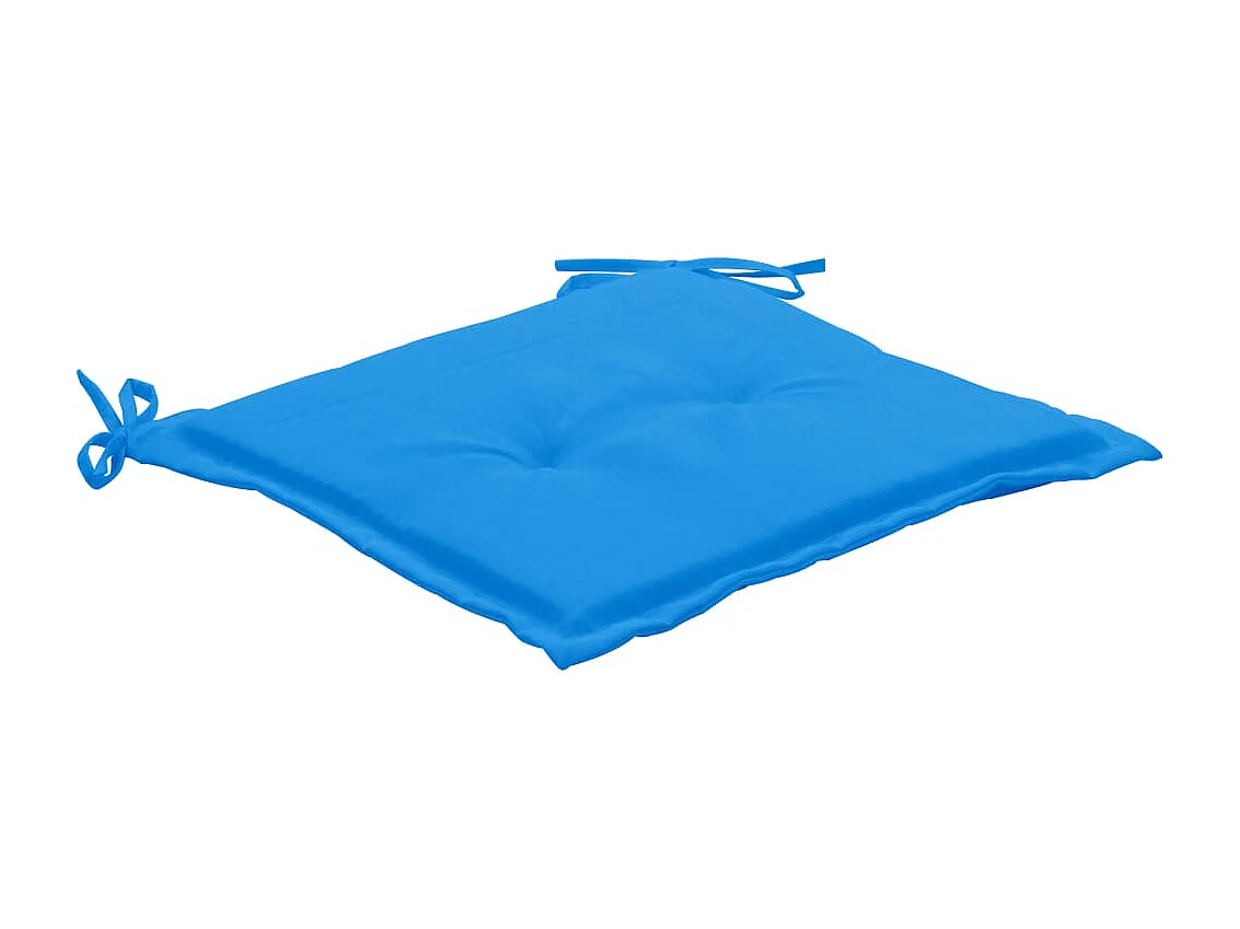 lot de 2 coussins bleue 50 x 50 x 3 cm DEC021729