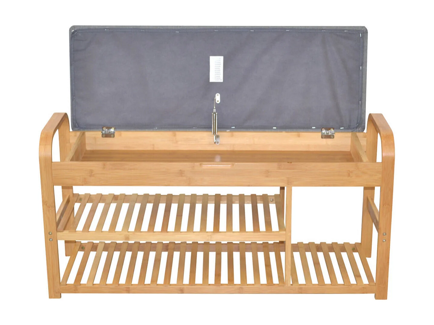 Banc banquette en bambou bambou marron 100 x 33 x 50 cm 05_0000669