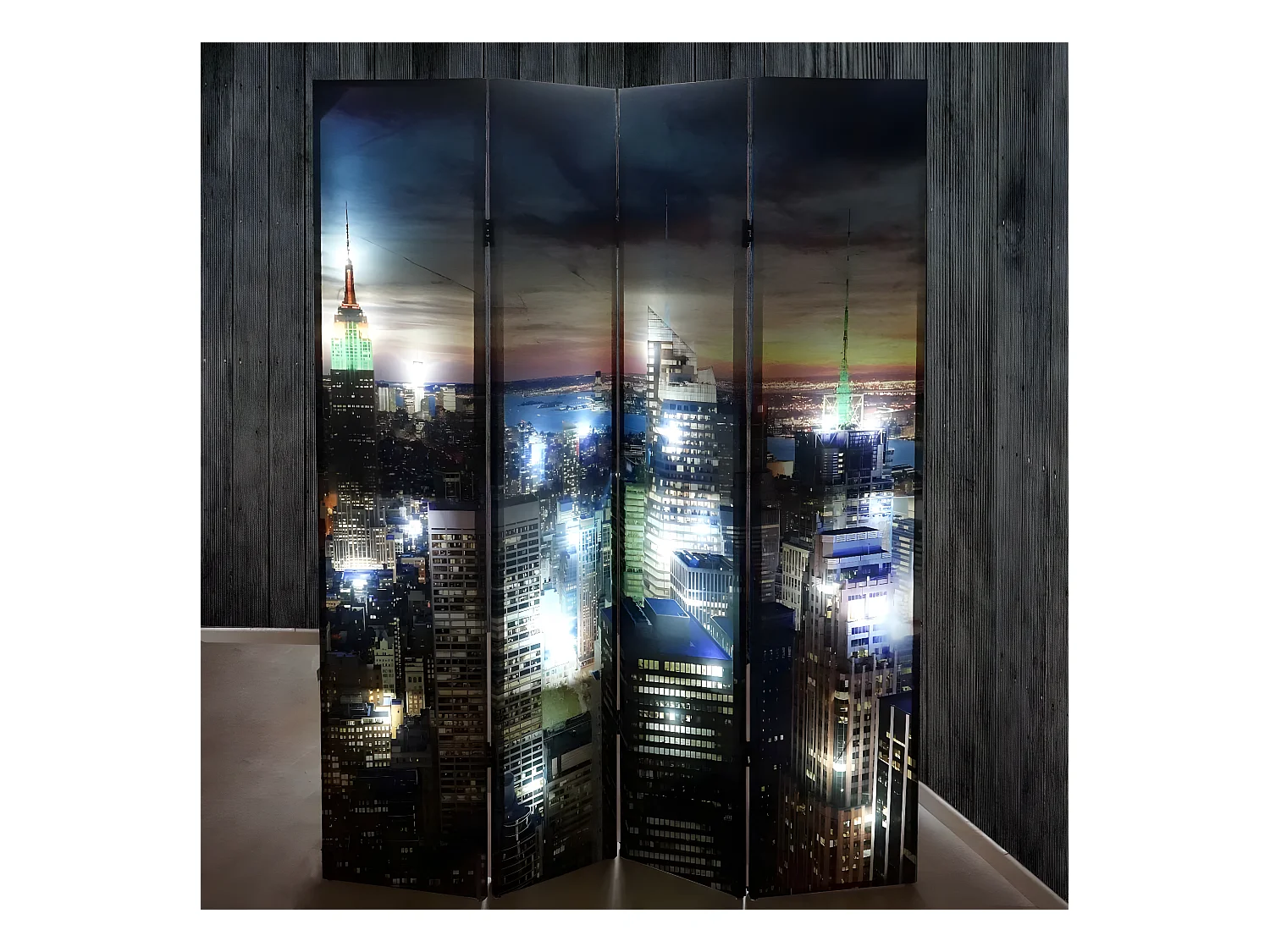 Paravent séparateur de pièce 160 x 2.5 x 180 cm PAR04020