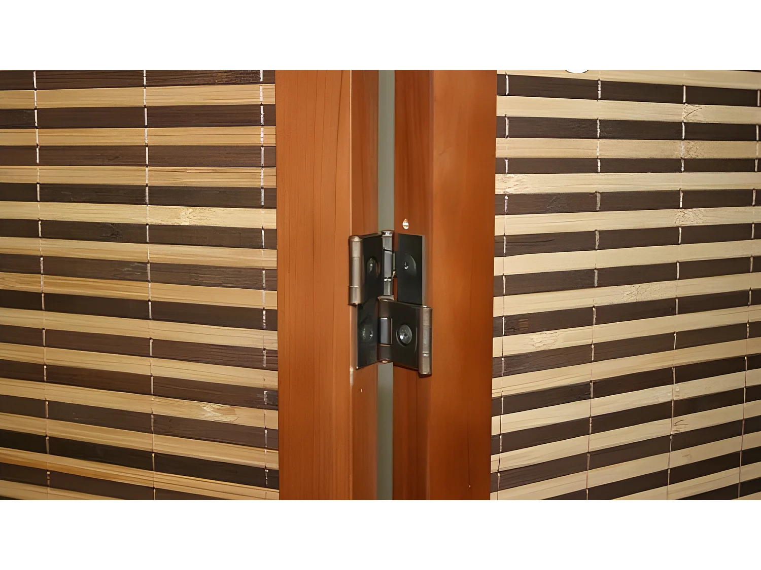 Paravent 6 panneaux marron bois marron 264 x 44 x 175 cm PAR06069